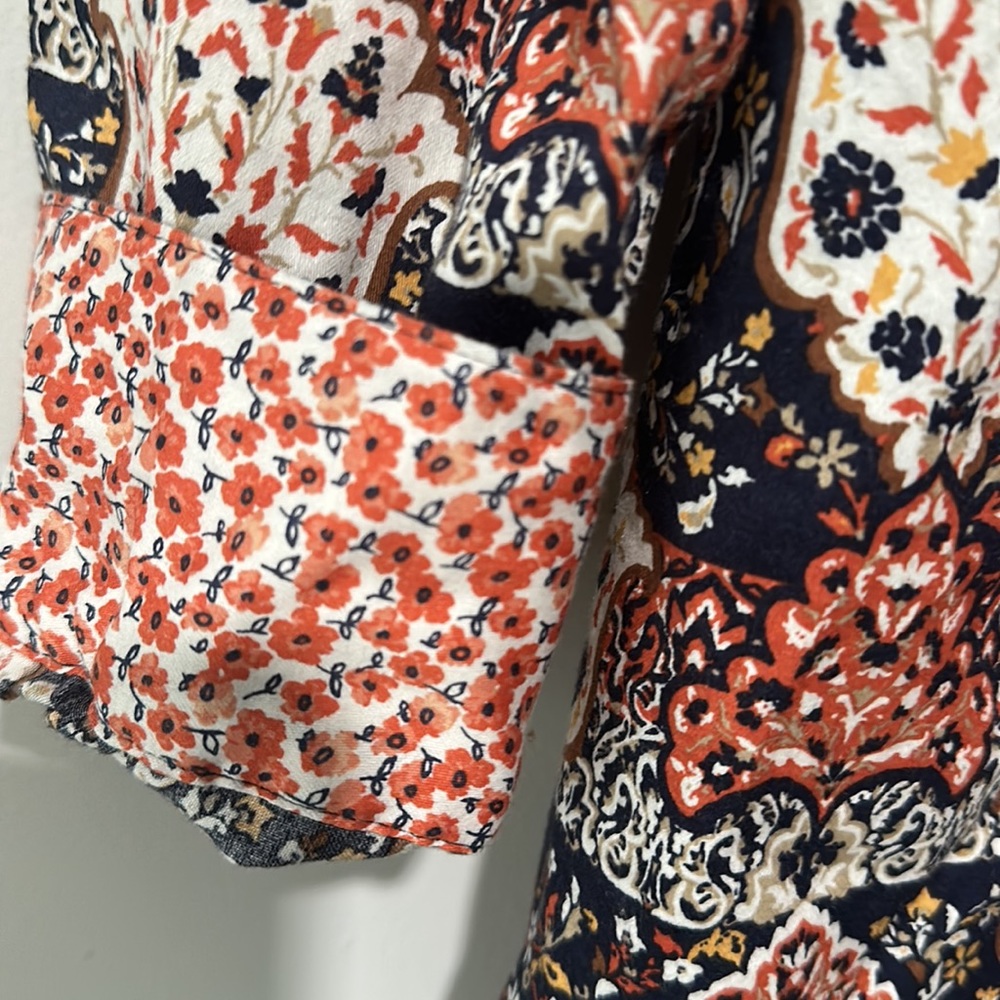 Foxcroft Wrinkle Free Patterned Button Down Shirt… - image 3